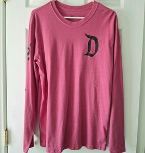 Disneyland Resort Disney Parks T Shirt 2L 2X Pink Long Sleeve Big Logo Spell Out